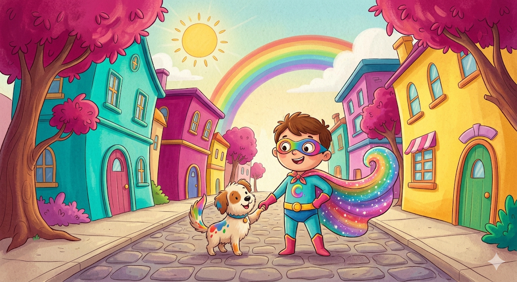 Ilustración 1 de Capitán Capi y el Ladrón de Colores