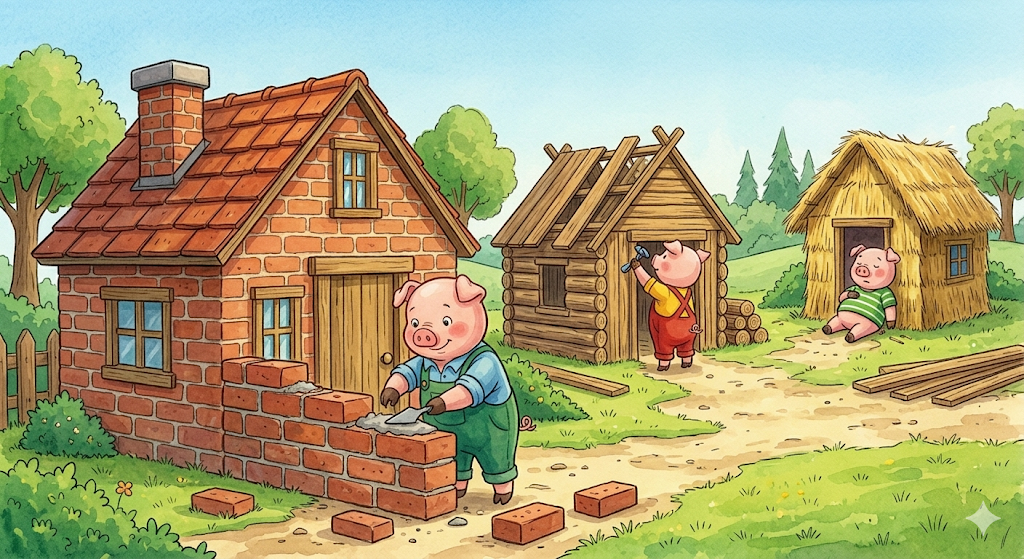 Ilustración 1 de LOS 3 CERDITOS
