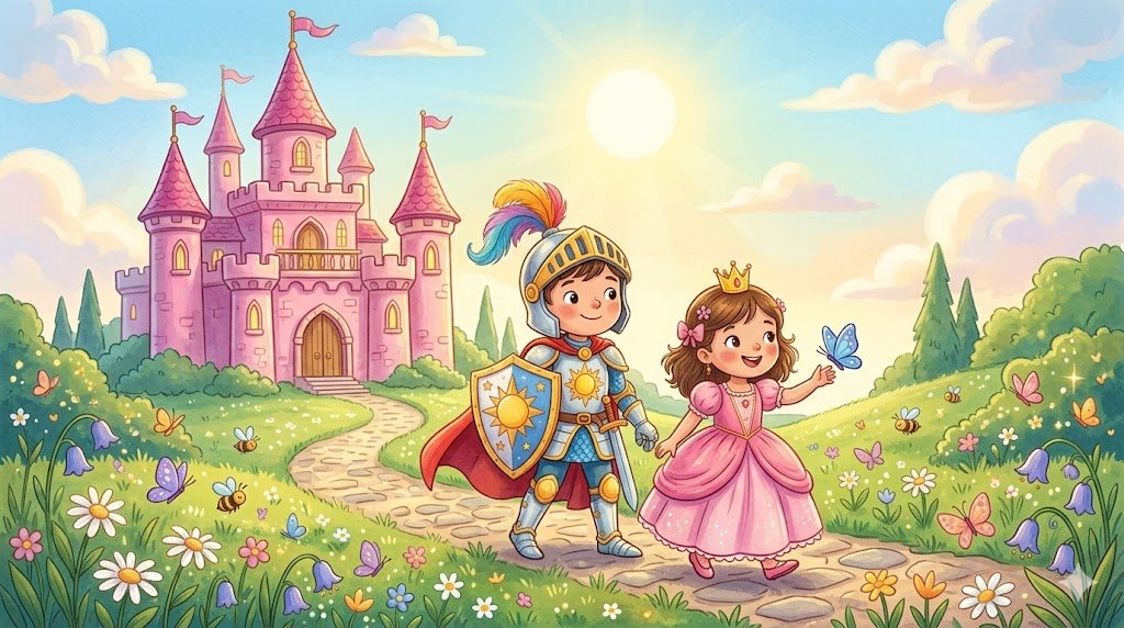Ilustración 1 de El Caballero Félix y la Princesita Francelis